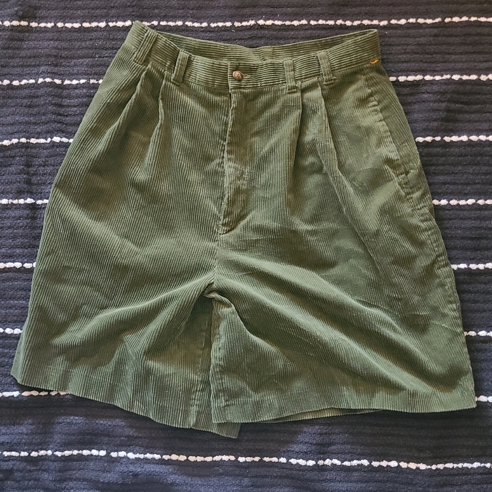 Corduroy green size 14 (girls) shorts